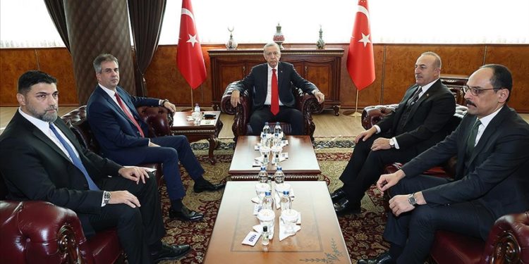 Cumhurbaşkanı Erdoğan, İsrail Dışişleri Bakanı Cohen'i kabul etti