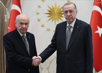 Cumhurbaşkanı Erdoğan MHP Genel Başkanı Bahçeli'yi kabul etti