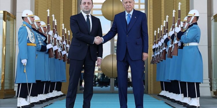Gürcistan Başbakanı Garibaşvili Cumhurbaşkanı Erdoğan'a geçmiş olsun dileklerini iletti