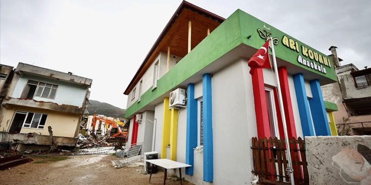 Depremde hayatını kaybeden çiftten geriye açtıkları anaokulu kaldı