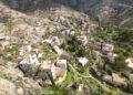 Bodrum'daki 800 yıllık tarihi Karakaya köyü FPV dronla görüntülendi