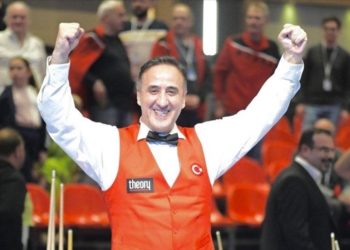 Avrupa Bilardo Şampiyonası'nda milli sporcu Hacı Arap Yaman altın madalya kazandı