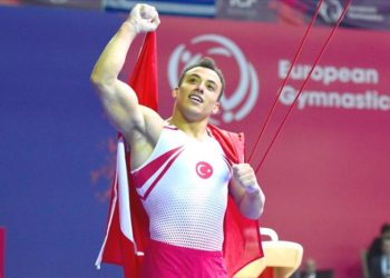 Milli cimnastikçi Adem Asil, halka aletinde de Avrupa şampiyonu oldu