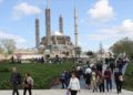 Bayram tatilinde Edirne'ye gelenler, kültürel alanlarda yoğunluk oluşturdu