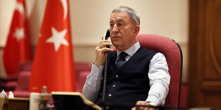 Milli Savunma Bakanı Akar, ABD Savunma Bakanı Austin ile telefonda görüştü