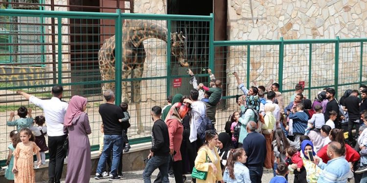 Gaziantep Doğal Yaşam Parkı'nda bayram yoğunluğu