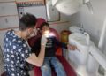 Malatya'da depremzedelere gezici klinikle ağız ve diş sağlığı hizmeti