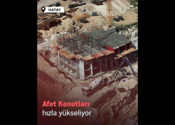 Bakan Kurum’dan Hatay’daki kalıcı konutlara ilişkin paylaşım