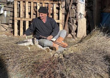 Yaklaşık 40 yıldır çalı süpürgesi yapıp ailesinin geçimini sağlıyor