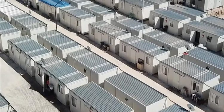 Kahramanmaraş’taki konteyner kentlerde yaşayan depremzede sayısı 38 bine ulaştı