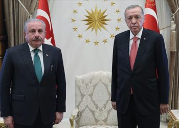 Cumhurbaşkanı Erdoğan TBMM Başkanı Şentop'u kabul etti