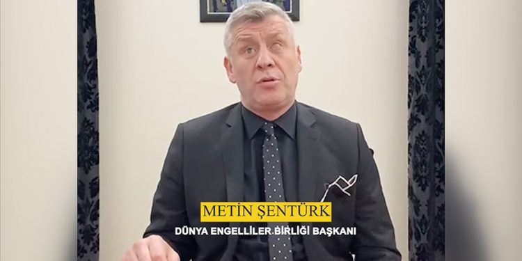Metin Şentürk, Engelliler Haftası dolayısıyla destek istedi
