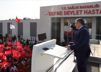 Defne Devlet Hastanesi, 300 yataklı, 51 yoğun bakımı olan bir hastanemiz