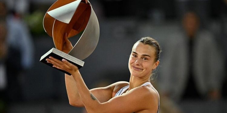 Madrid Açık'ta tek kadınlar şampiyonu Sabalenka