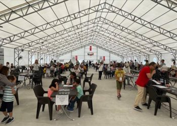 Hatay'da çadır kentte Akıl ve Zeka Oyunları Turnuvası yapıldı