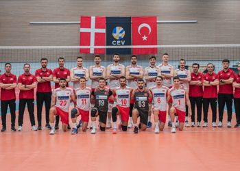 A Milli Erkek Voleybol Takımı, Danimarka'yı yendi