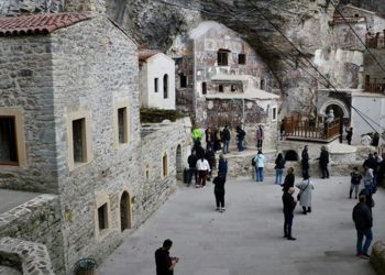 Sümela Manastırı'nı yaklaşık 5 ayda 56 bini aşkın kişi ziyaret etti