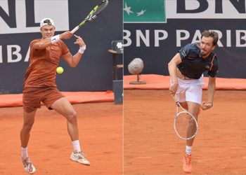 Roma Açık'ta tek erkeklerde finalin adı belli oldu: Rune-Medvedev