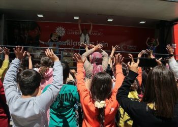 Cumhurbaşkanlığı İletişim Başkanlığı Kahramanmaraş’ta depremzede çocuklar için etkinlik düzenledi