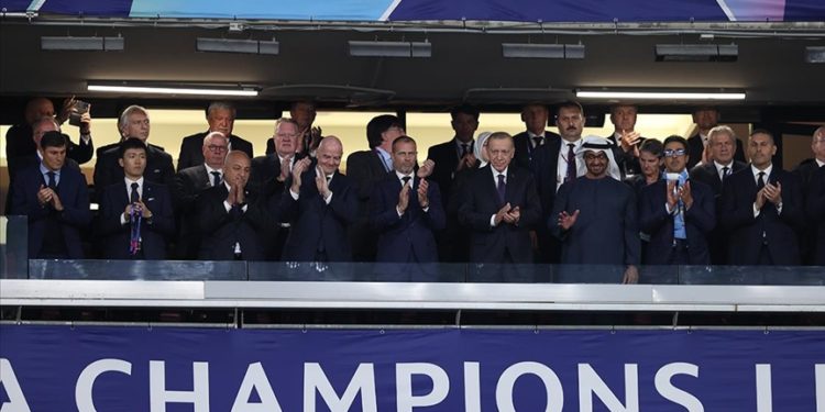 Cumhurbaşkanı Erdoğan, UEFA Şampiyonlar Ligi final maçını izledi