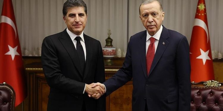 IKBY Başkanı Barzani'den Cumhurbaşkanı Erdoğan'a tebrik telefonu