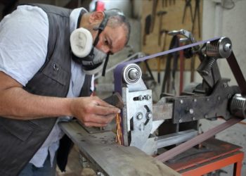 Çorum'da bıçakçıların "Kurban Bayramı" mesaisi