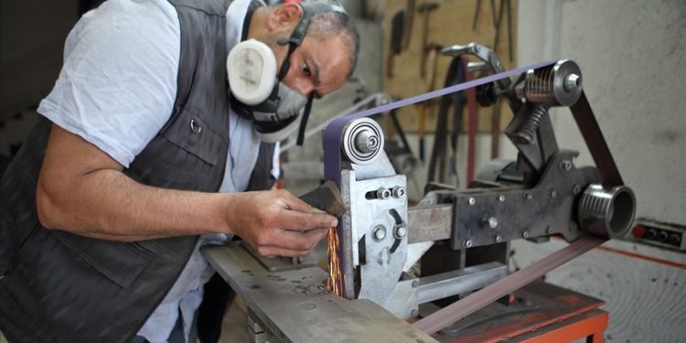 Çorum'da bıçakçıların "Kurban Bayramı" mesaisi