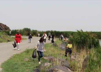 Akademisyen ve öğrenciler Ağrı Dağı Milli Parkı'nda temizlik yaptı