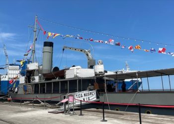 TCG Nusret N-16 Müze Gemisi Samsun'da ziyarete açıldı