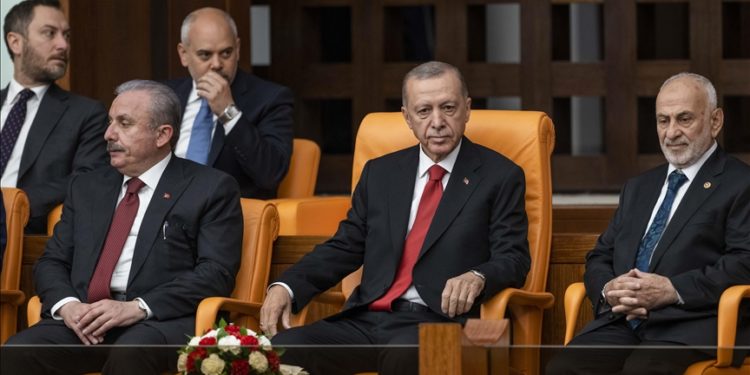 Cumhurbaşkanı Erdoğan 28. Dönem Milletvekili Ant İçme Töreni dolayısıyla TBMM'de