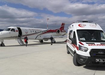 Yılın 5 ayında 1401 hasta hava yoluyla hastanelere taşındı