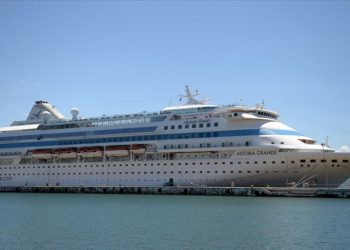 Panama bandıralı kruvaziyer "Astoria Grande" Sinop seferlerini sürdürüyor