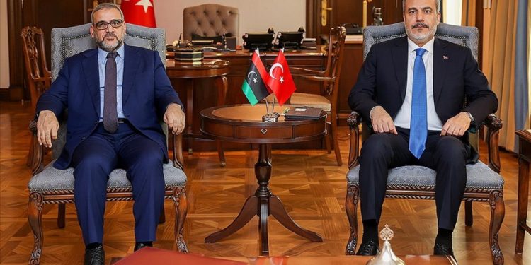 Dışişleri Bakanı Fidan, Libya Devlet Yüksek Konseyi Başkanı Mişri ile görüştü