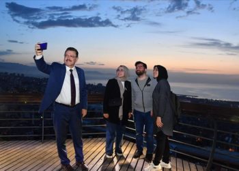 Trabzon'daki Boztepe Seyir Terası ve Yürüyüş Yolu 300 bini aşkın ziyaretçiyi ağırladı