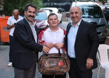 Kocaeli'de askerlik hayali kuran down sendromlu Enes Şahin'in isteği gerçekleştirildi