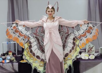 Antalya'nın endemik kelebekleri kostümlere esin kaynağı oldu