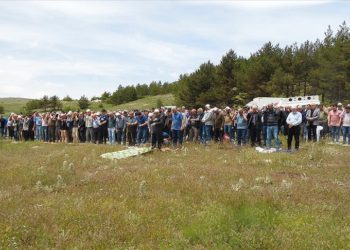 Çankırı'nın Orta ilçesinde 556 yıllık yağmur duası geleneği sürdürüldü