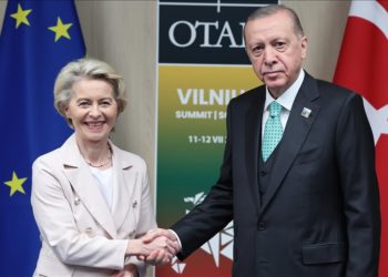Cumhurbaşkanı Erdoğan, AB Komisyonu Başkanı von der Leyen ile bir araya geldi