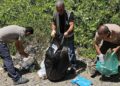 Tunceli'de ekipler Munzur Vadisi Milli Parkı'nda çevre temizliği yaptı