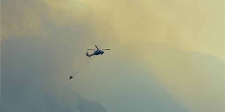 Hava araçlarının Türkiye ve Yunanistan'daki orman yangınlarıyla mücadelesi aralıksız sürüyor