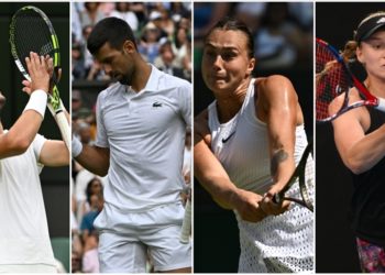 Wimbledon’da favori tenisçiler çeyrek finale yükseldi