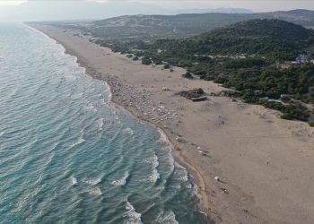 Patara kumsalındaki caretta caretta yavrularını gönüllü nöbet tutarak koruyorlar