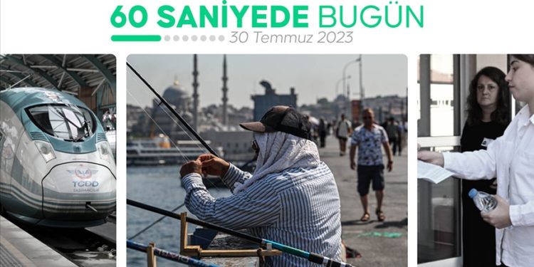 60 saniyede bugün (30 Temmuz 2023)