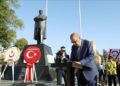 Cumhurbaşkanı Erdoğan, Lefkoşa'daki Atatürk Anıtı'nı ziyaret etti