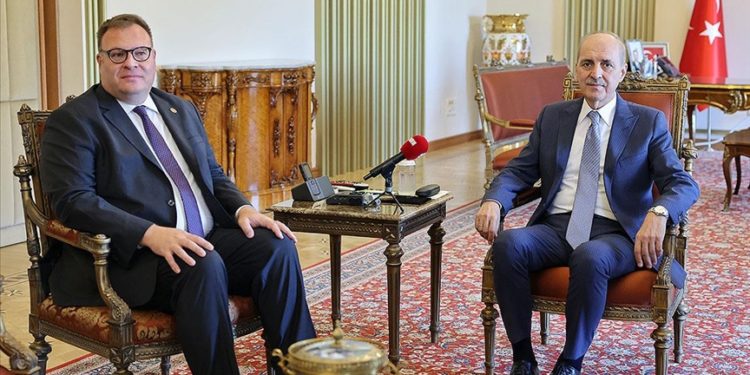 TBMM Başkanı Kurtulmuş, Karadağ’ın Ankara Büyükelçisi Kastratovic’i kabul etti