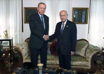 Cumhurbaşkanı Erdoğan, MHP Genel Başkanı Bahçeli ile görüştü
