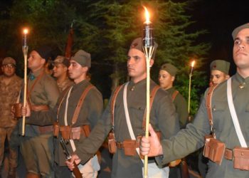 Büyük Taarruz'un 101. yıl dönümü dolayısıyla "Zafer Yürüyüşü" düzenlendi