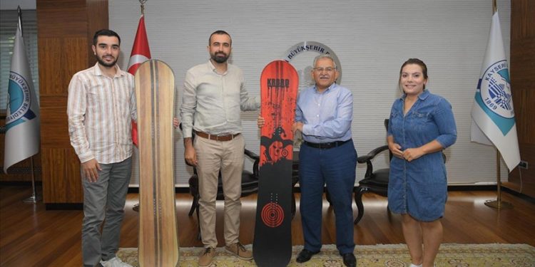 Üniversitenin ürettiği boardlar Erciyes'te adrenalin yaşatacak