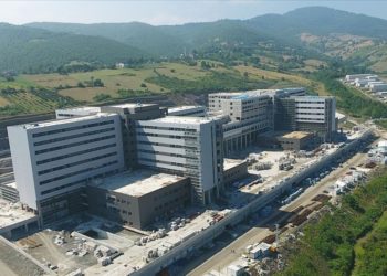 Samsun Şehir Hastanesinin kaba inşaatı tamamlandı