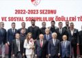 2022-2023 sezonu Fair Play ve Sosyal Sorumluluk Ödülleri Töreni düzenlendi
